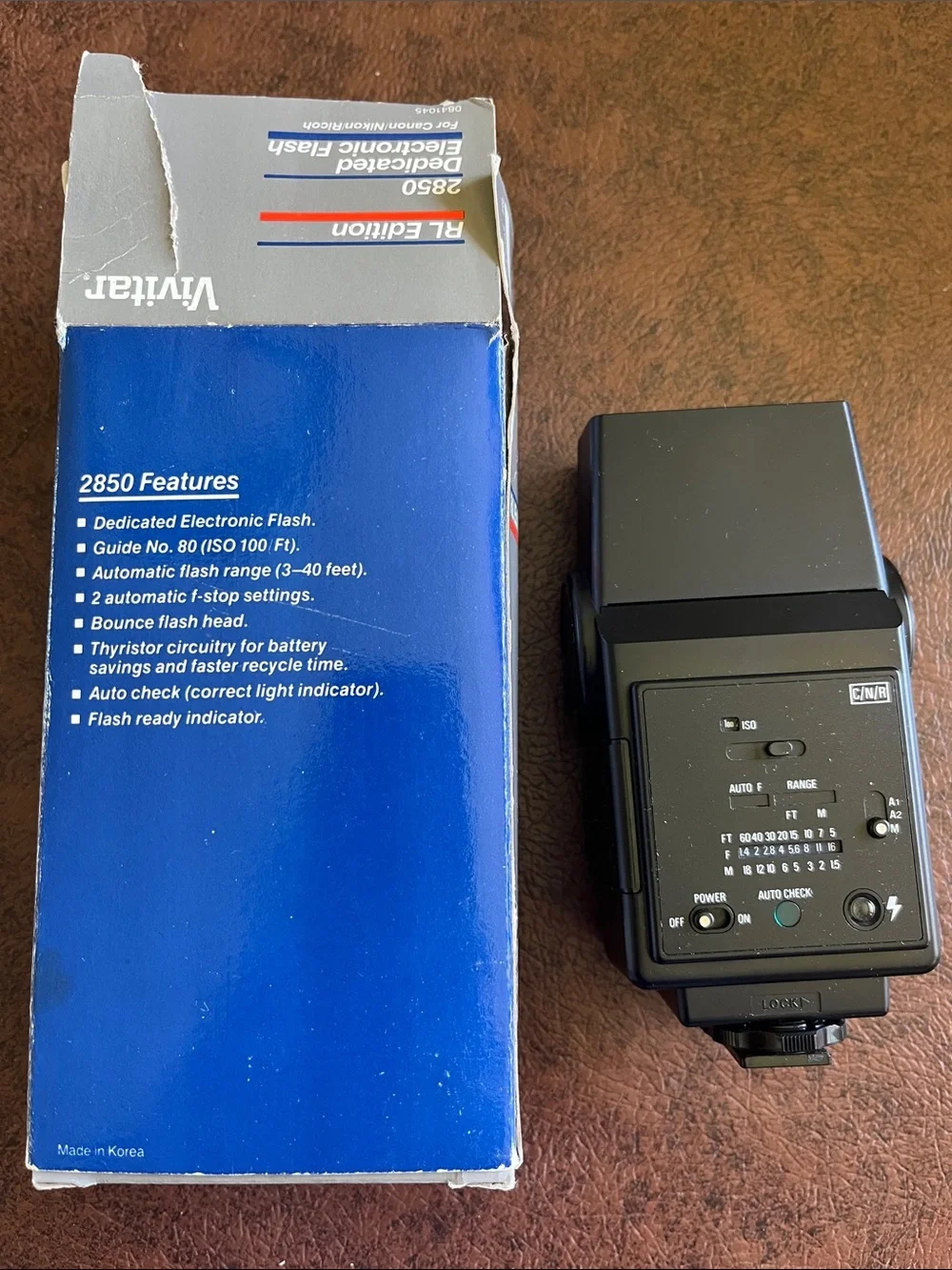 Vivitar 2850 Dedicated Electronic Flash, Vintage